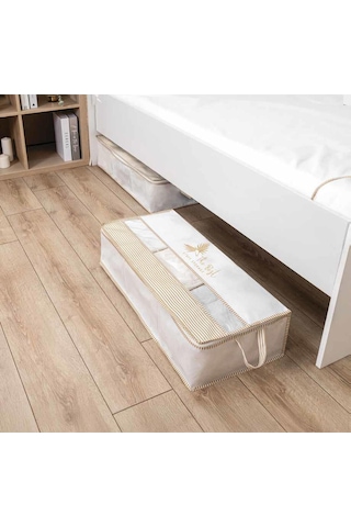 Pencereli Baza Hurç Baza Altı Düzenleyici Hurç 70 32 30 Cm Gri-beyaz