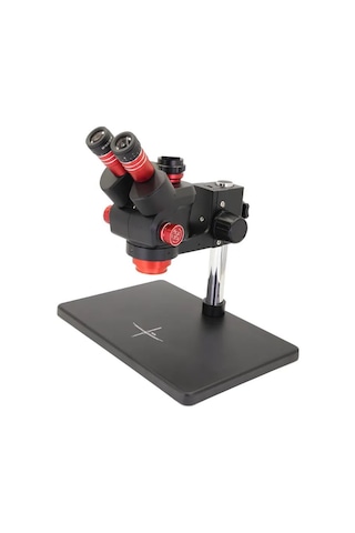 Myscope My-7s Trinoküler Stereo Mikroskop 6.5x-58x Sürekli Zoom 360 Ayarlanabilir Elektronik Tamir Mikroskobu