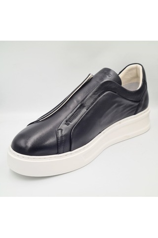 Libero 5552 Siyah Hakiki Deri Eva Taban Erkek Casual Sneaker Siyah