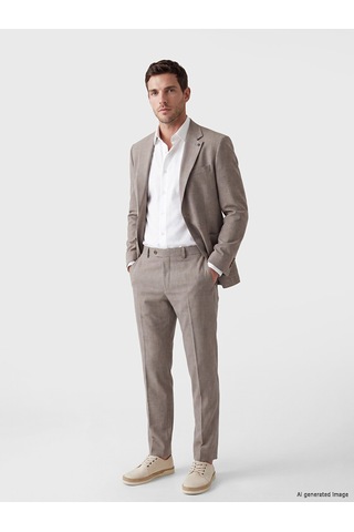 Lcw Busıness Bej Regular Fit Erkek Blazer Ceket