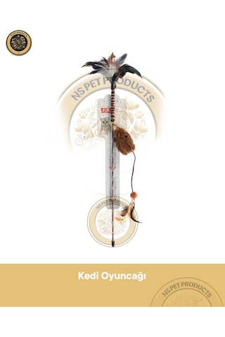 Flip Pls Saplı Fareli Tüylü Kedi Oltası