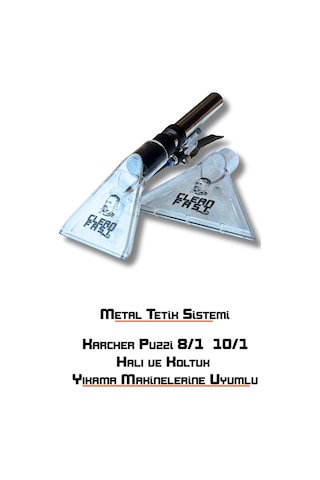 Halı Ve Koltuk Yıkama Başlığı Vakum Aparatı Metal Tetikli Karcher Puzzi 8/1 10/1 Uyumlu