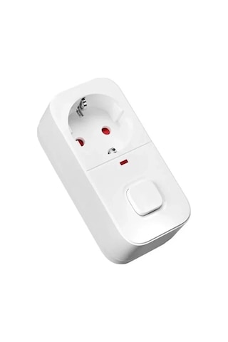 Isıya Duyarlı Devre Ve Akım Korumalı Duvar Tekli Anahtarlı Priz Fiş 16a/250v 750 0-2
