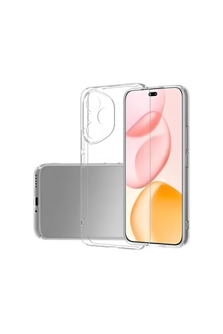 Honor 400 Pro 2.0 Mm Korumalı Şeffaf Silikon Kılıf Şeffaf
