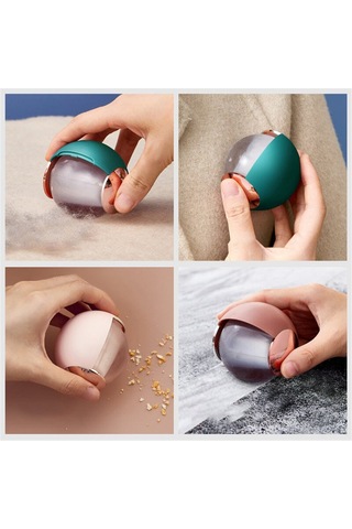 Monyee Tekrarlı Kullanım Eliptik Tüy Ve Kil Çıkarıcı, Yıkama Uygun, Giysi Ve Mobilya Temizliği, Beyaz Beyaz