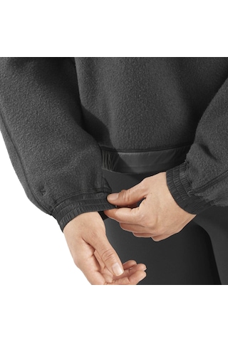 Salomon Chroma Fleece Crop W Siyah