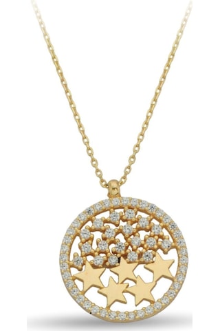 Çgk Çiğdem Gürel Kuyumculuk Taşlı Altın Kolye 14k Gold