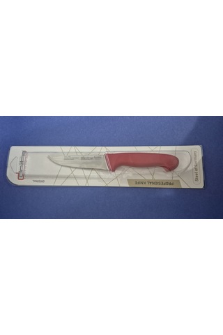 Fibrox Kaymaz Saplı Kasap Bıçağı 12 Cm No.0 Hulusi - Drita Bıçak 30mm X 120mm X 2.5mm 10151.12 Kırmızı Renk