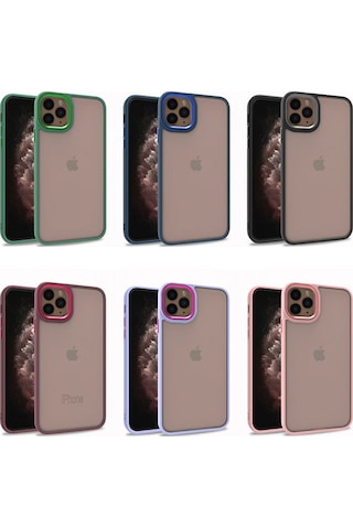 Apple Uyumlu iPhone 12 Pro Kılıf Zore Flora Kapak Siyah