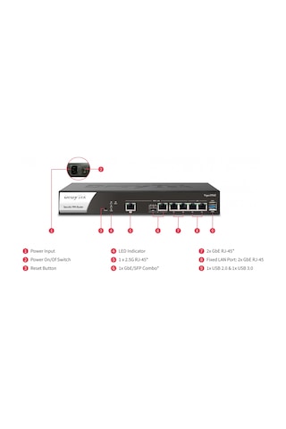 Draytek Vigor 2962 Dual Wan Security Router/Vpn Gateway