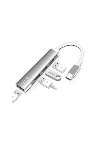 Inca Type-c Girişli 4port Usb Çoklayıcı Hub - Iusb-04t