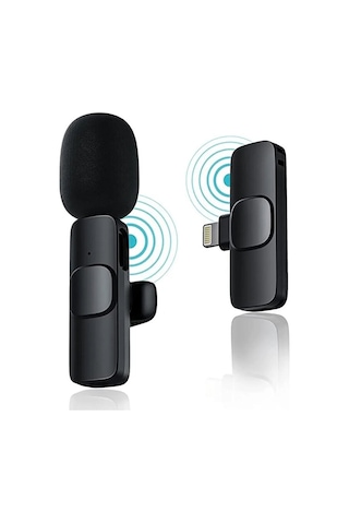 Apple Uyumlu iPhone Girişli Telefon Uyumlu Kablosuz Mikrofon Bluetooth Röporta