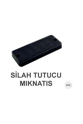 Erolav Silah Mıknatısı Silah Tutucu Güvenli Ve Hızlı Erişimli Siyah