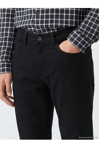 Lc Waikiki Siyah 760 Slim Fit Erkek Jean Pantolon