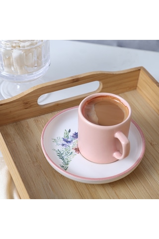 Keramika Elegant Blossoms Nordic Kahve Takımı 12 Parça 6 Kişilik 21788-93