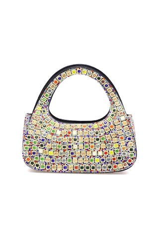 Guja 25yg586 Kadın Taşlı Abiye Çanta Çok Renkli Çok Renkli