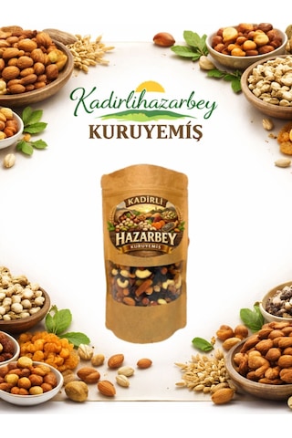 Kadirlihazarbey Atom Çiğ Karışık Kuruyemiş 100 G