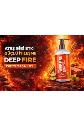 Deep Etkili Isıtıcı Masaj Jeli 100 Ml Kas Ve Eklem Rahatlatıcı Jel İkili