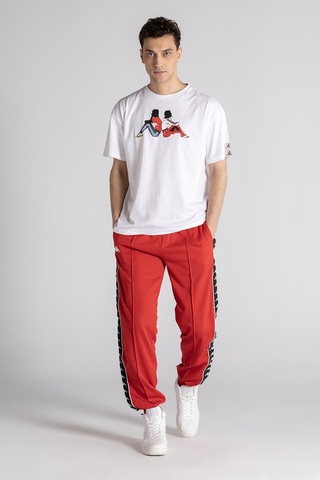 Kappa Erkek T Shirt 381G43W-ALQ BEYAZ Beyaz