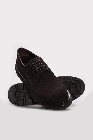 Fast Step Hakiki Deri Erkek Casual Ayakkabı 274ma2762 Kahverengi