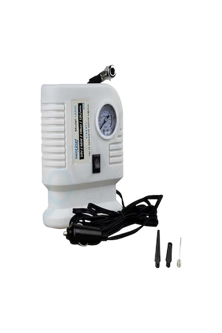 Araç Lastik Hava Kompresörü Saatli 12 V 260psı 12lt/dk