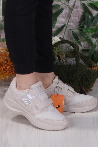 M.p Diana Rahat Hafif Cırtlı Kadın Sneaker Ayakkabı Bej