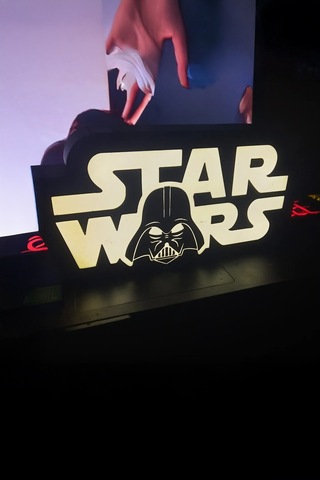 Star Wars Temalı Dekoratif Led Aydınlatma Çok Renkli
