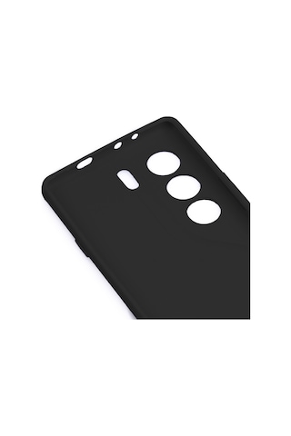 Tecno Camon 40 Pro Kılıf Biye Yumuşak Silikon Case Siyah