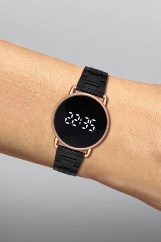 Ferro Siyah Çelik Kordon Erkek Kol Saati F11064a-r 3 Atm Su Geçirmez 2 Yıl Garantili Hediye Paketli Rose Gold