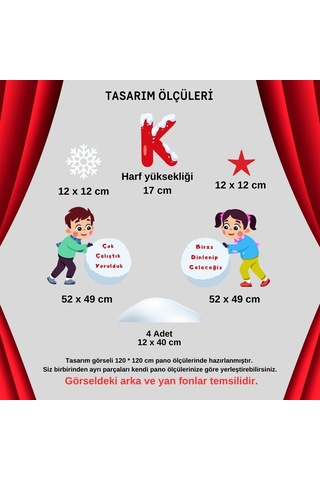 Karne Heyecanım Yazılı Karne Günü Pano Süsü