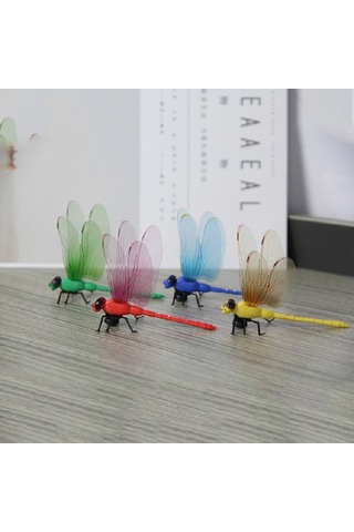 Sones Adet/takım Simülasyon Yusufçuk Manyetik Buzdolabı Çıkartmaları Ev Duvar Bahçe Dekorasyonu Manyetik