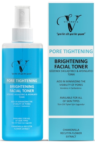 Vitanova Gözenek Sıkılaştırıcı ve Aydınlatıcı Tonik 250 ML