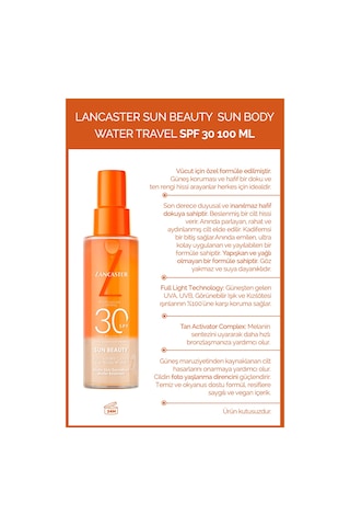 Sun Beauty Canlandırıcı Hafif Yapılı Koruyucu Vücut Suyu Spf 30 100 Ml