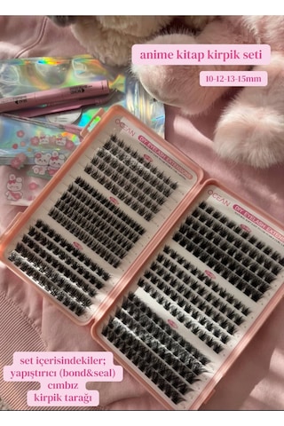 Suvea Beauty Dıy Anime Takma Kirpik Seti 10 12 13 15