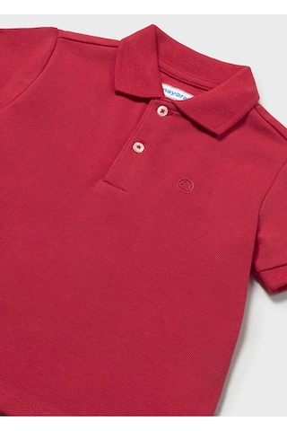Bebek Polo Yaka T-shirt Kırmızı