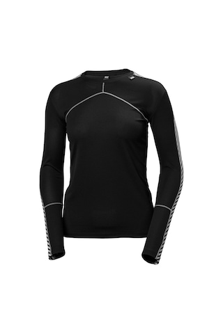 Helly Hansen W HH Lifa Crew Kadın Termal Üst İçlik Siyah