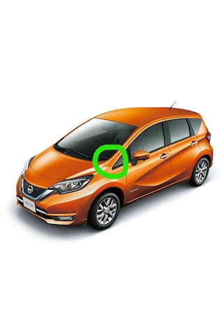 Nissan Note Solçamurluk Plastiği Cam Kenar Plastiği E12 Kasa 66985-3vv0a