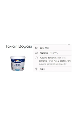 Marshall Tavan Boyası 10.5 L / 17.5 KG