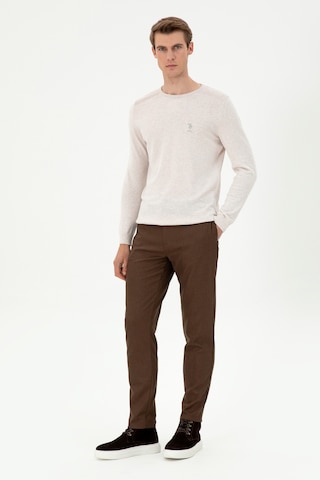 U.s. Polo Assn. Erkek Coconut Pantolon Kanvas-chino 50297861-vr153 Coconut