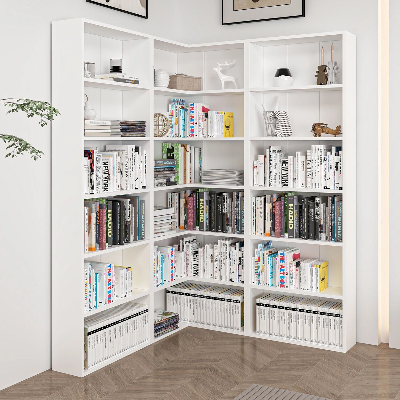 Adel Köşe Set 5 - Beyaz Beyaz