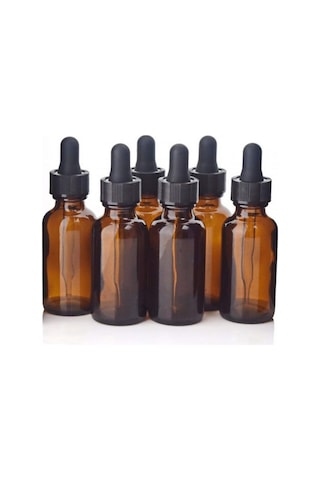 Güvenç Ambalaj Cam Şişe Damlalıklı Kahverengi 6 x 30 ML Güvenç Ambalaj Cam Şişe Damlalıklı Kahverengi 6 x 30 ML