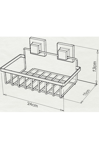 Teknotel Easyfıx Yapıskanlı Tek Katlı Banyo Rafı Krom Ef241