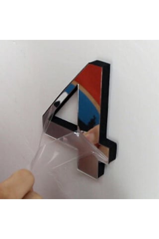 Ruicoo 3d Aynalı Duvar Saati - Sessiz Ve Dekoratif Ev Aksesuarı Diğer