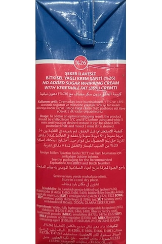 Zeelandia Cremti Sıvı Şanti Şekersiz 1 Kg