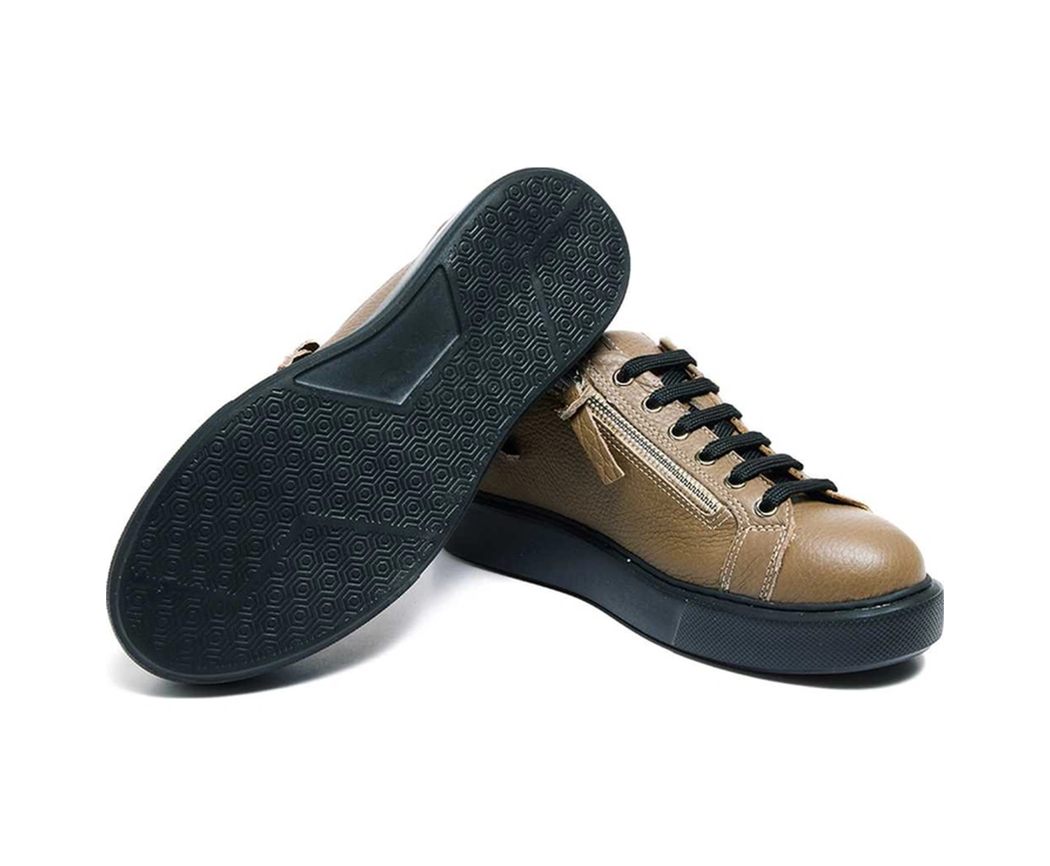 Bestello Fermuar Detaylı Eva Sneaker 101-14725-123 Kadın Ayakkabı VIZON