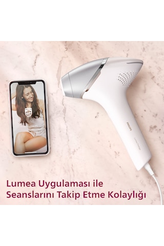 Philips BRI940/00 Lumea 450.000 ATIM Lazer Epilasyon IPL Tüy Alma Cihazı,Ekstra Uzun Kablo