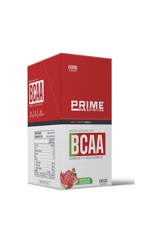 Prime Nutrition Bcaa 2:1:1 Karpuz & Çilek 24 Saşe X 10 Gram Tek Kullanımlık Paket