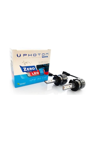 Photon Zero H7 12v 24v Buz Mavisi +3 PLUS Fansız Led