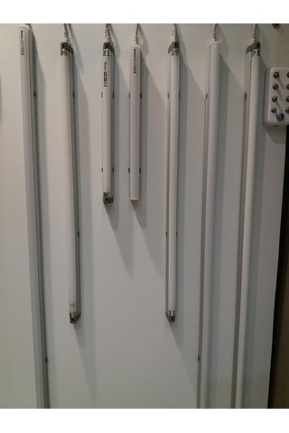 T5 Bant Armatür 1X35W Elektronik Balastlı Günışığı Antrasit