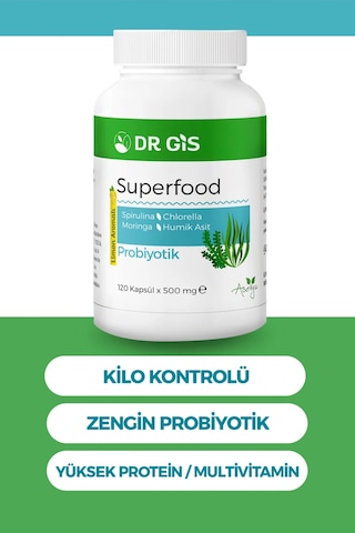 Dr. Giss Superfood Probiyotik 120 Kapsül